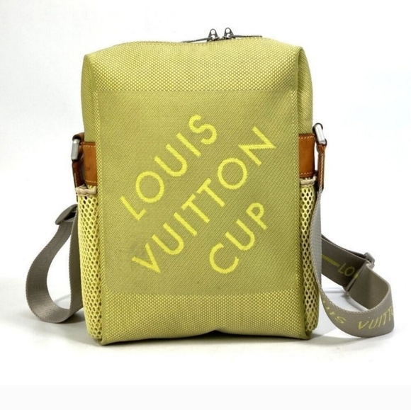 RARE UNISEX LOUIS VUITTON LV CUP DAMIER GEANT WEATHERLY CROSSBODY BAG SET💚 - Picture 3 of 17